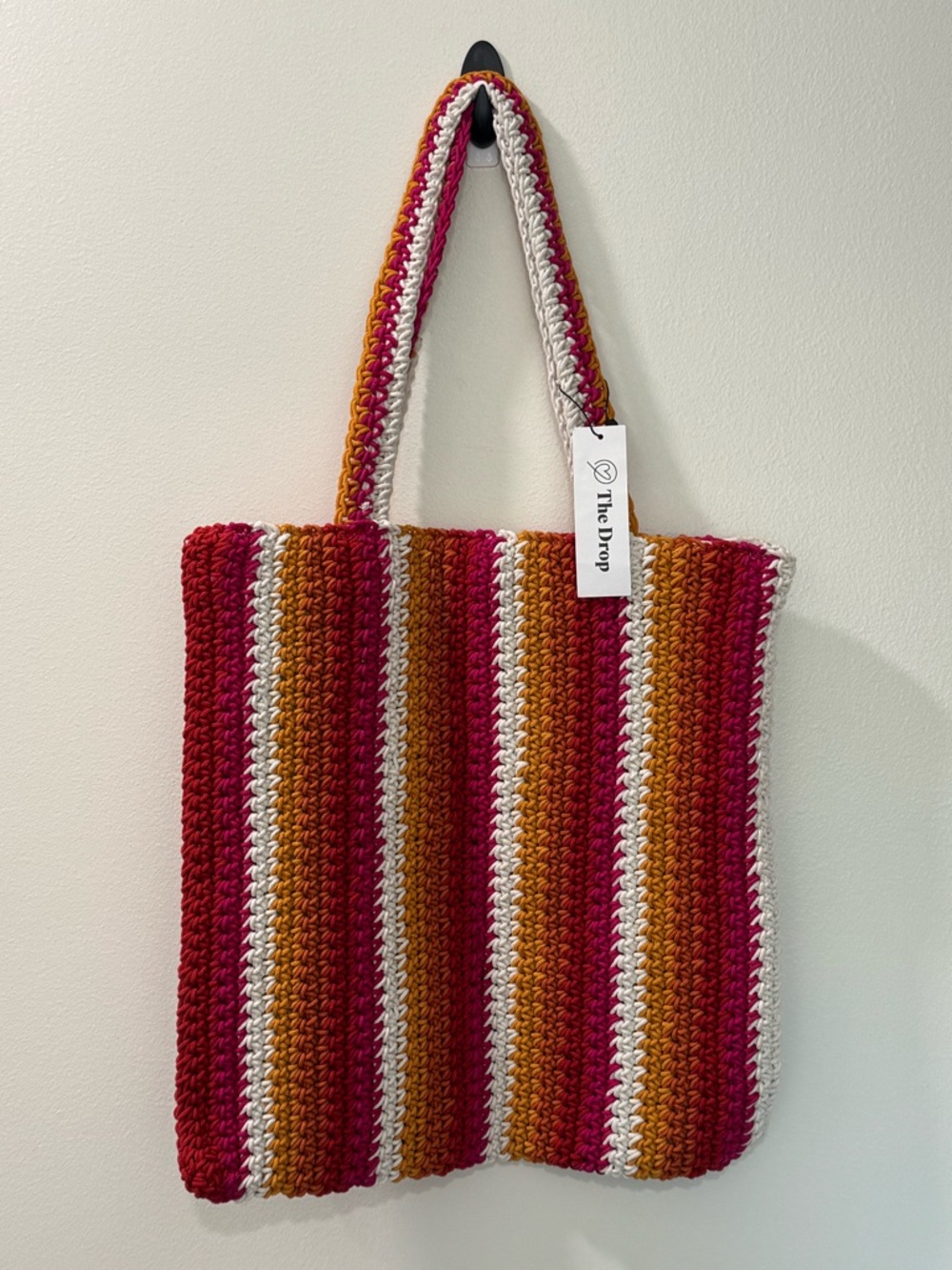 NWT The Drop Damien Ealga Flat Handle Straw Tote